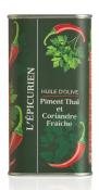 Huile d'Olive Vierge Extra infusée avec du Piment Thaï & de la Coriandre Fraîche bidon 25cl L'Epicurien