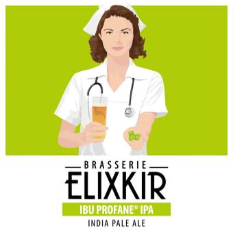 Bière IPA  IBU PROFANE 33cl 7°  Brasserie Elixkir