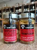Pickles de champignons de Paris Maison Borde