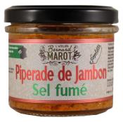 Tartinable piperade au jambon et sel fumé 90gr Atelier Bernard Marot