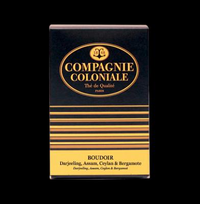 Thé noir Boudoir Compagnie Coloniale Boîte 25 sachets