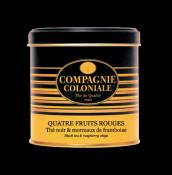 Thé noir aux quatre fruits rouges Compagnie Coloniale Boîte métal luxe 90gr