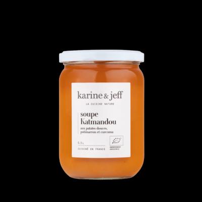 Soupe Katmandou - aux patates douces, potimarron et curcuma 550ml Karine & Jeff
