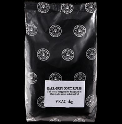 Thé en vrac Earl Grey Goût Russe Compagnie Coloniale sac 1 kilo