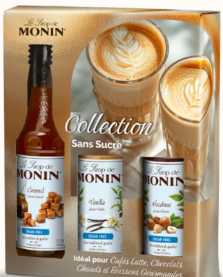 Coffret 3 sirops sans sucre Sirops Monin ( 3 x 25cl)