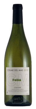 Collioure blanc " Folio" 2022 Coume Del Mas