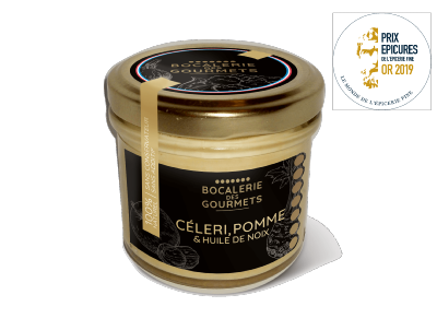 Tartinable apéritif céleri pomme huile de noix La Bocalerie des Gourmets