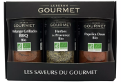 18.50€ Coffret Les Saveurs du Gourmet Barbecue BiO Lubéron Gourmet