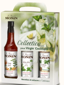 23€ Coffret 3 sirops pour cocktails sans alcool Sirops Monin ( 3 x 25cl)