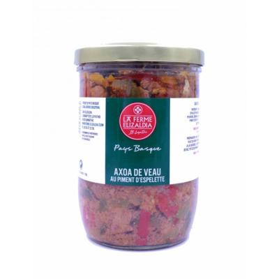 Axoa de veau bocal 760gr Ferme Elizaldia