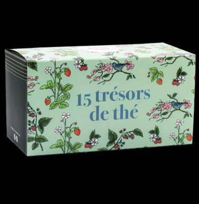 27€ Coffret 15 Trésors de Thés - Éveil des Saveurs.  Compagnie & Co 15 parfums x 2 sachets  ( thés verts, thés noirs, rooibos, infusions)