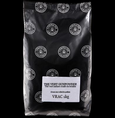 Thé vert en vrac Gunpowder Compagnie Coloniale sac 1 kilo