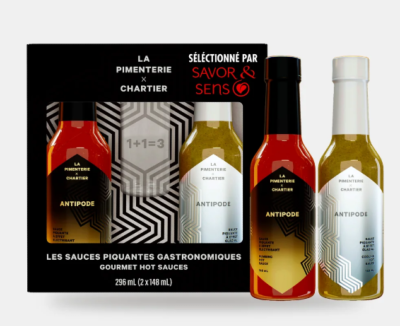 24.95€ Coffret Antipode 2 sauces piquantes Savor Créations et La Pimenterie
