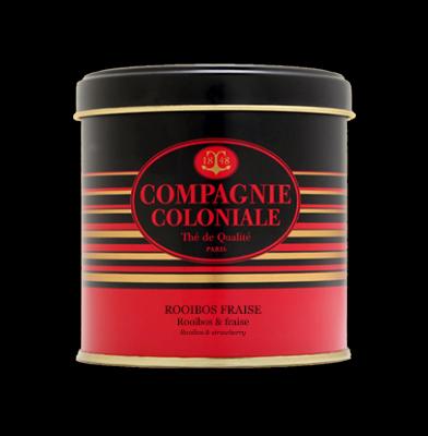 Rooibos fraise Compagnie Coloniale Boîte métal luxe 90gr