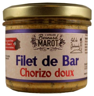 Tartinable de la mer Bar Chorizo  90gr Atelier Bernard Marot