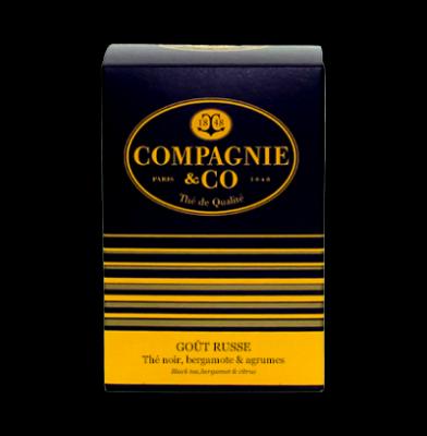 Earl Grey Goût Russe boîte 25 sachets Compagnie & Co