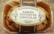 Sablés aux pépites de chocolat Biscuiterie de Sologne