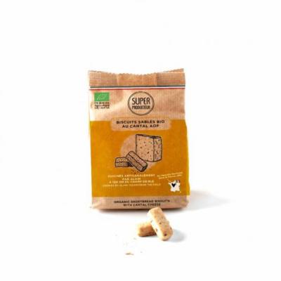 Biscuits Sablés Bio au Cantal AOP - 100g Superproducteur