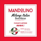 Café en grains " Mandolino" Maison Pfaff sac 1 kilo