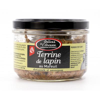 Terrine de lapin au Mareuil bocal 180gr La Cuisine de Vincent