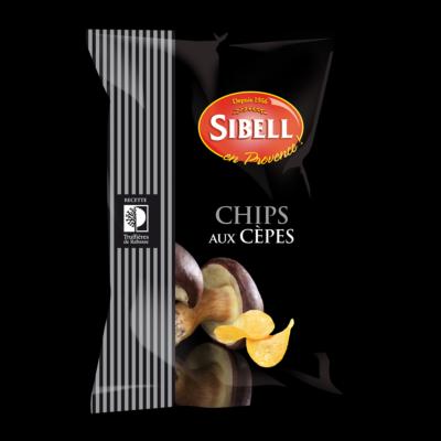 Chips aux cèpes Sibell 130gr