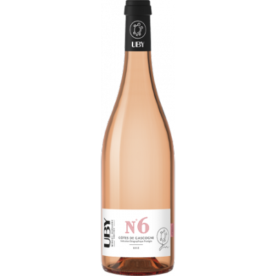 IGP Côtes de Gascogne « Uby N°6 » rosé 2025  Domaine Uby