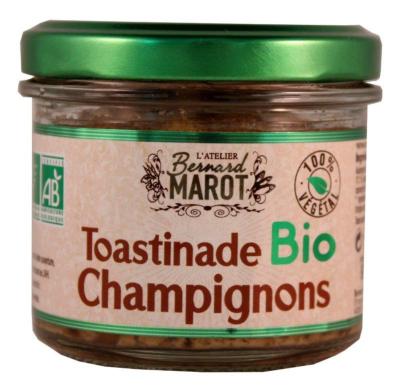 Toastinade bio aux champignons Atelier Bernard marot