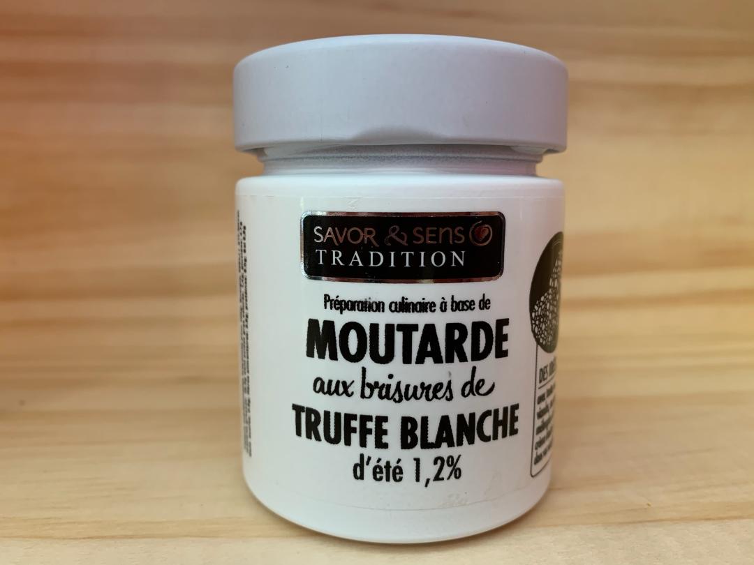 Moutarde aux brisures de truffe blanche 130gr Savor & Sens
