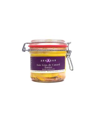 Foie gras de canard entier bocal 350gr Ferme Arnabar