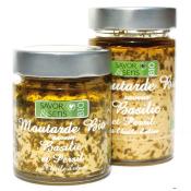 Moutarde bio basilic et persil 130gr Savor & Sens