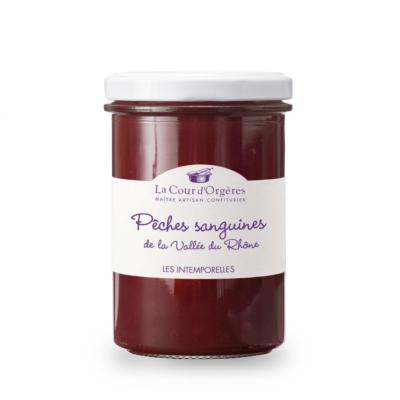 Confiture de Pêches sanguines La Cour d'Orgères bocal 250gr