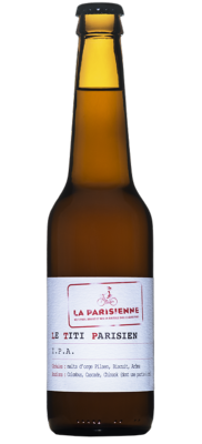 Bière blonde IPA 33cl bio Brasserie La Parisienne