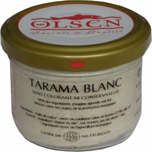 Tarama blanc nature bocal 90gr Maison Olsen