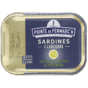 Sardines à l'ancienne à l'huile d'olive et au citron Pointe de Penmarc'h