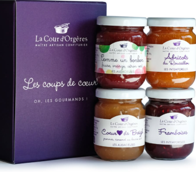 24.40€ Les Coups de Cœur de la Cour d’Orgères ( 4 confitures artisanales)