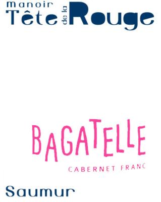 AOP Saumur rouge " Bagatelle" 2021 Manoir de la Tête rouge