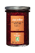 Confiture extra framboise bio 350gr Alain Milliat