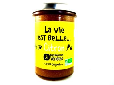 Crème à tartiner au citron ( lemon curd) bio Biscuiterie des Vénètes