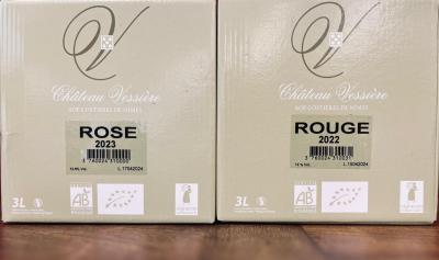 Château Vessière rouge  Cubis 3 litres