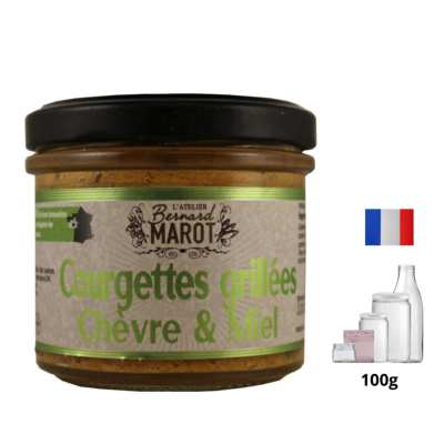 Tartinable courgette chèvre miel Atelier Bernard Marot 