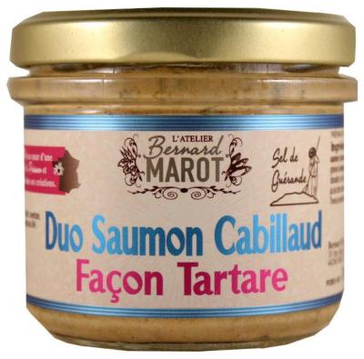 Tartinable Saumon cabillaud façon tartare Atelier Bernard Marot