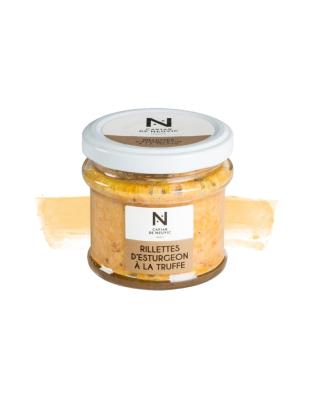 Rillettes d'esturgeon à la truffe bocal 90gr Maison Caviar de Neuvic