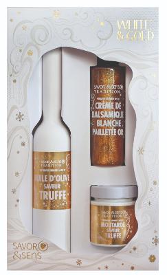 Coffret truffe White and Gold Savor & Sens