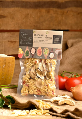 Gnocchetti aux cèpes d'Auvergne et tomates Esprit Sous-Bois sachet 160gr
