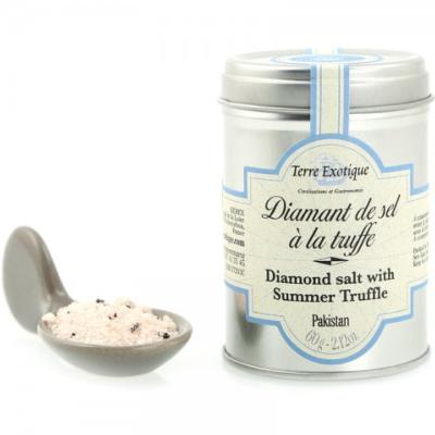 Diamant de sel à la truffe d'été aromatisé 60gr Terre Exotique