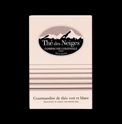 Thé des Neiges ( thés vert et blanc) boîte 25 sachets Compagnie Coloniale