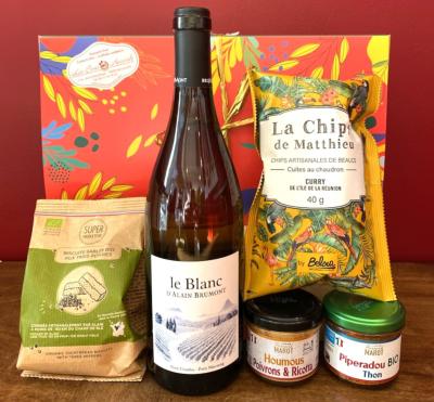 33€ L’Apéritif des amis ( avec vin blanc sec) - Boutique Les Bons Accords