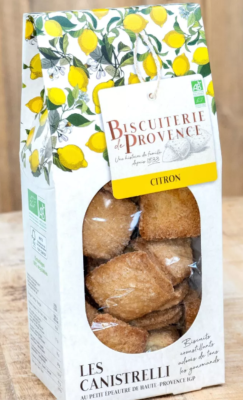 Canistrelli BIO au citron Biscuiterie de Provence 180gr
