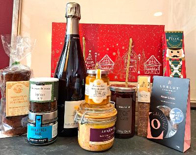 128.80€ Noël Festif  ( avec Champagne et foie gras de canard entier)