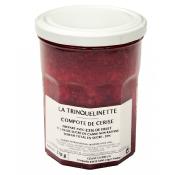 La Trinquelinette compote de cerises bocal 370gr